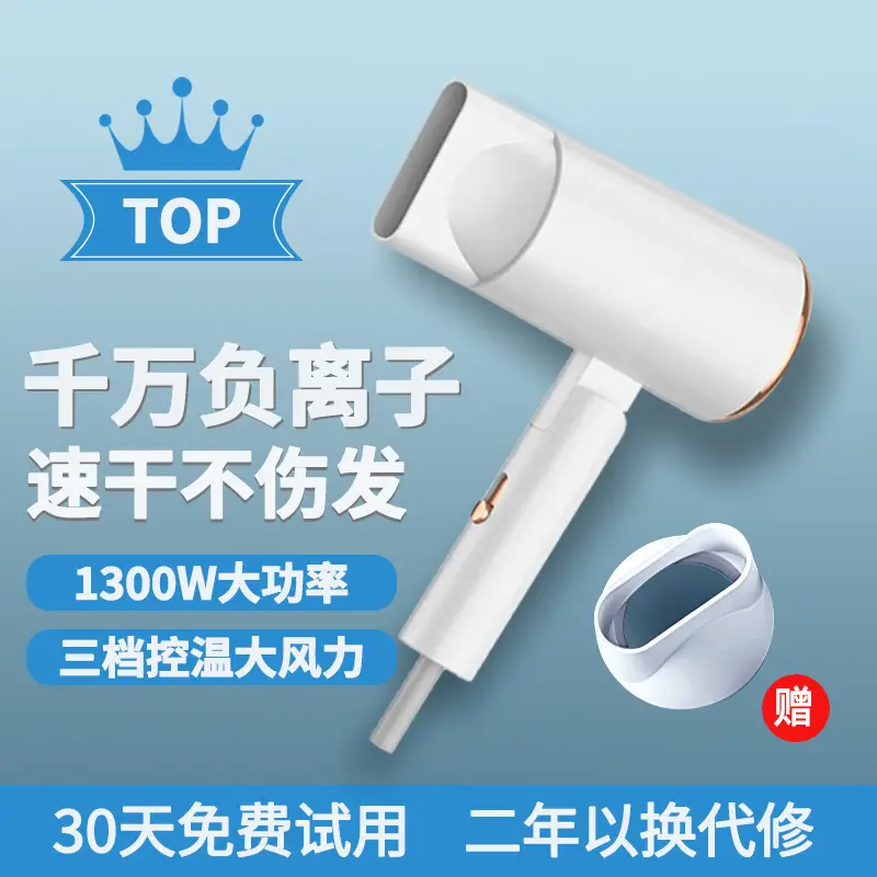 Folding Hair Dryer with Strong Wind & Negative Ion Technology — feature 5