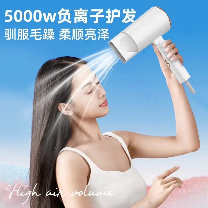 Folding Hair Dryer with Strong Wind & Negative Ion Technology — feature 6