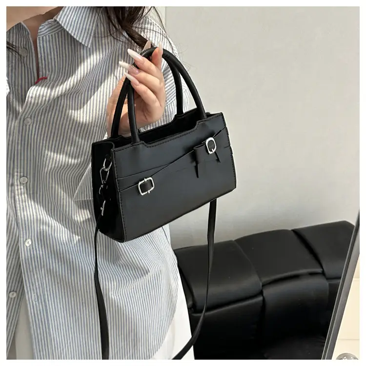 Beige Square Handbag with Bow Detail for Girls — feature 19
