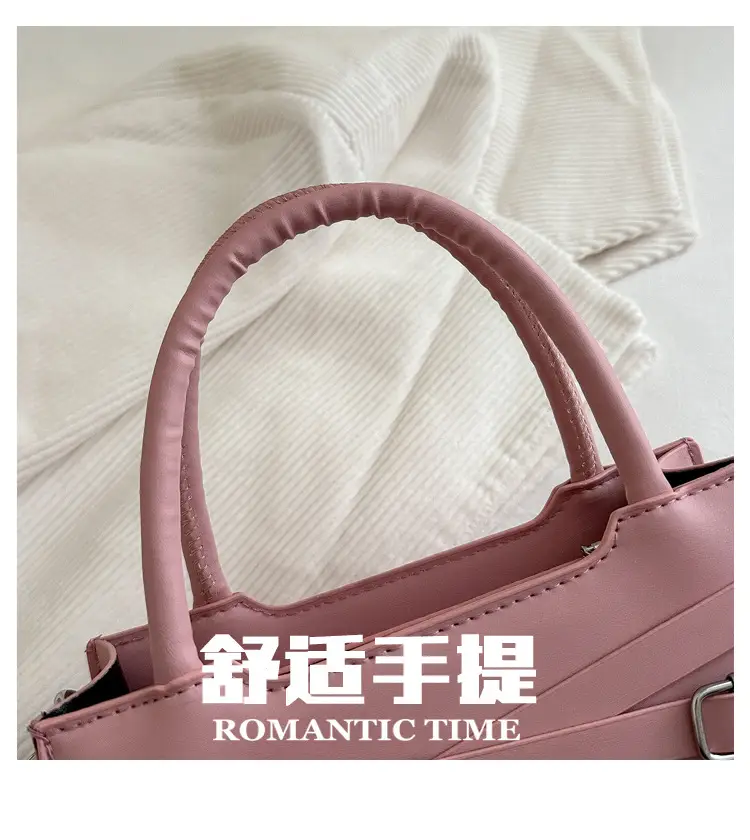 Beige Square Handbag with Bow Detail for Girls — feature 3