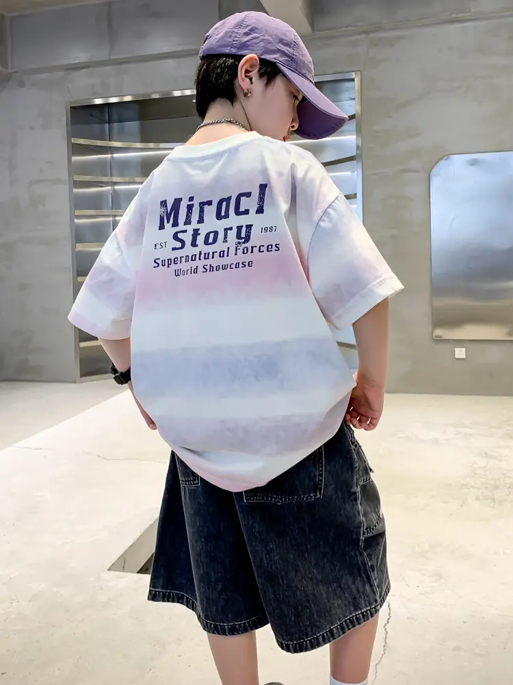 Summer Boys Denim Shorts & T-Shirt Set - Image 6