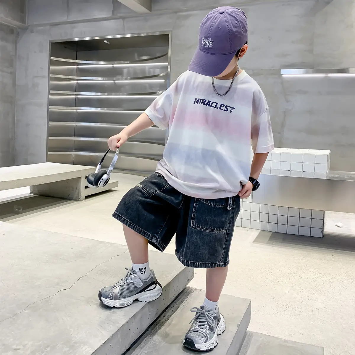 Summer Boys Denim Shorts & T-Shirt Set — feature 13