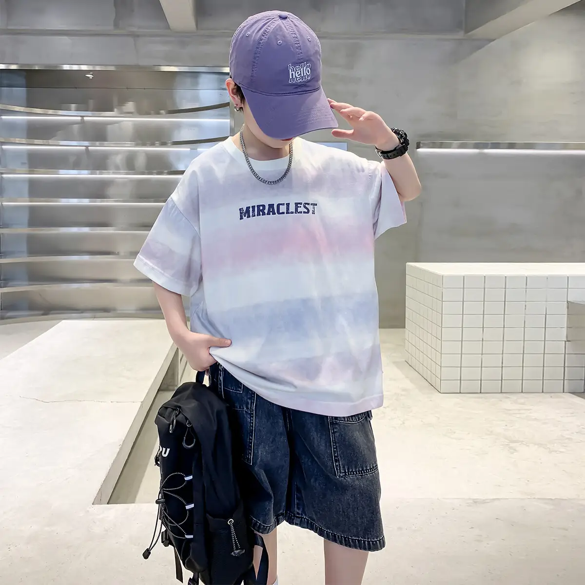 Summer Boys Denim Shorts & T-Shirt Set — feature 8
