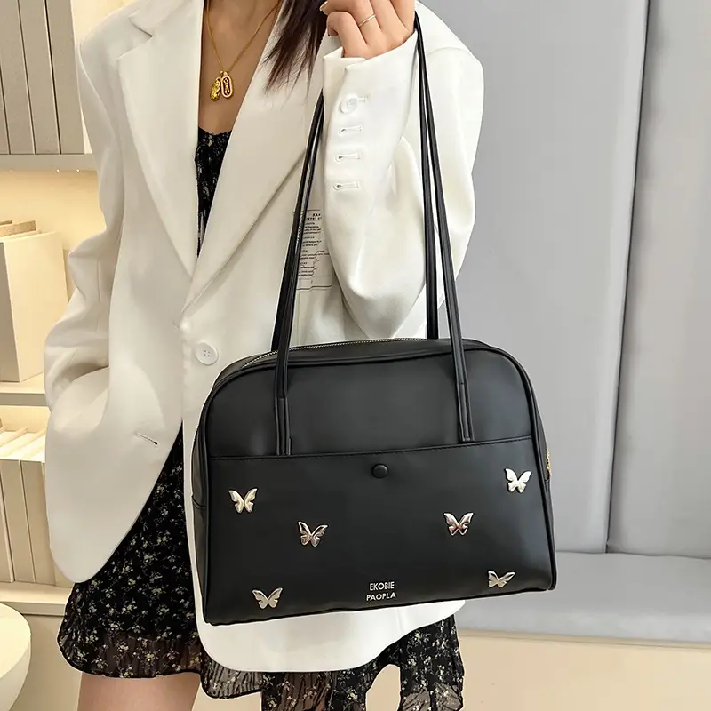 Red Butterfly Shoulder Bag for Women 2025 New Arrival - Image 5