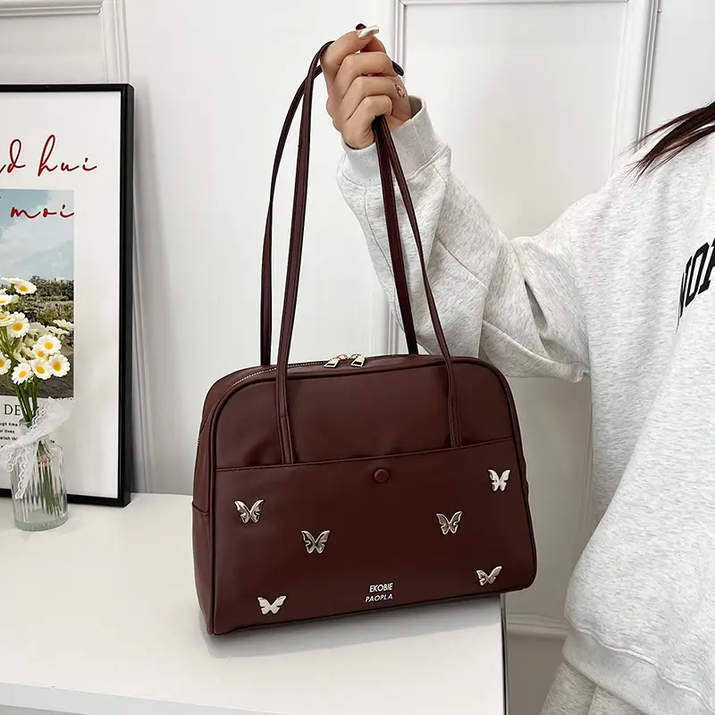 Red Butterfly Shoulder Bag for Women 2025 New Arrival - Image 6