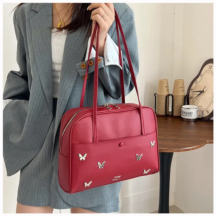 Red Butterfly Shoulder Bag for Women 2025 New Arrival — feature 14