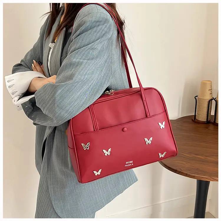 Red Butterfly Shoulder Bag for Women 2025 New Arrival — feature 15