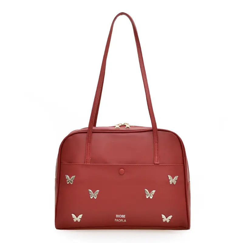 Red Butterfly Shoulder Bag for Women 2025 New Arrival