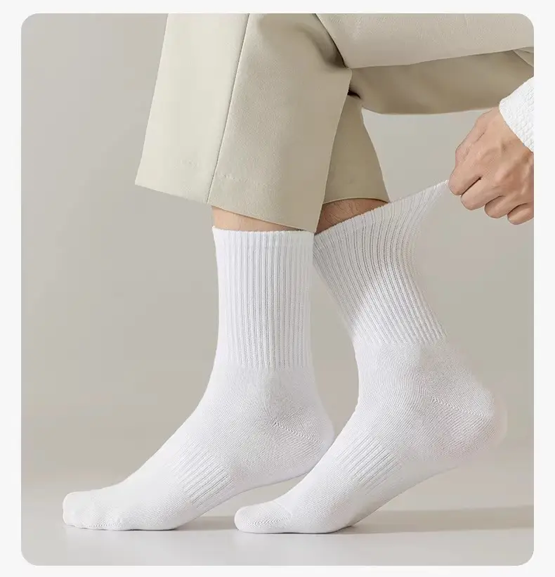 Socks men's deodorant sweat-absorbent spring and summer thin cotton socks women's sports stockings wholesale Zhuji socks — feature 15