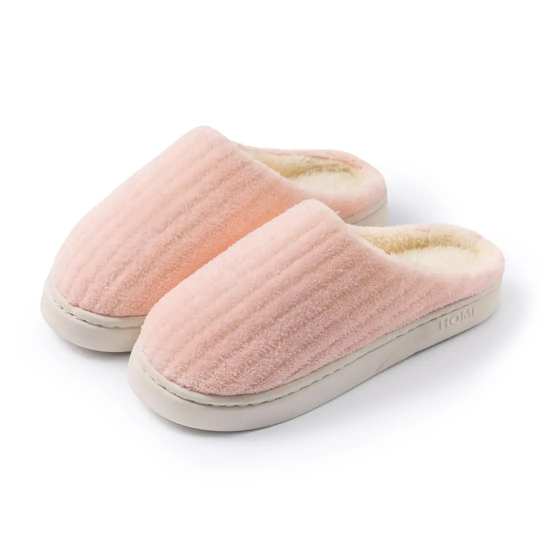 Cotton Slippers Women's Winter Indoor Wear-resistant Soft Bottom Warm Household Couple's Home Autumn and Winter New Cotton Slippers for Men - Image 9