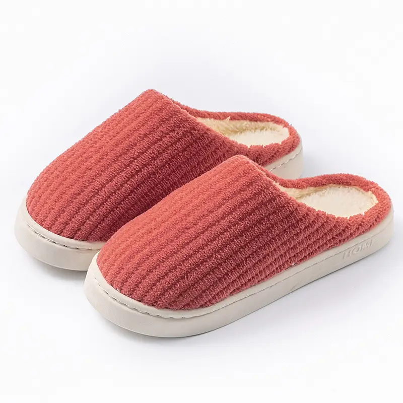 Cotton Slippers Women's Winter Indoor Wear-resistant Soft Bottom Warm Household Couple's Home Autumn and Winter New Cotton Slippers for Men - Image 2