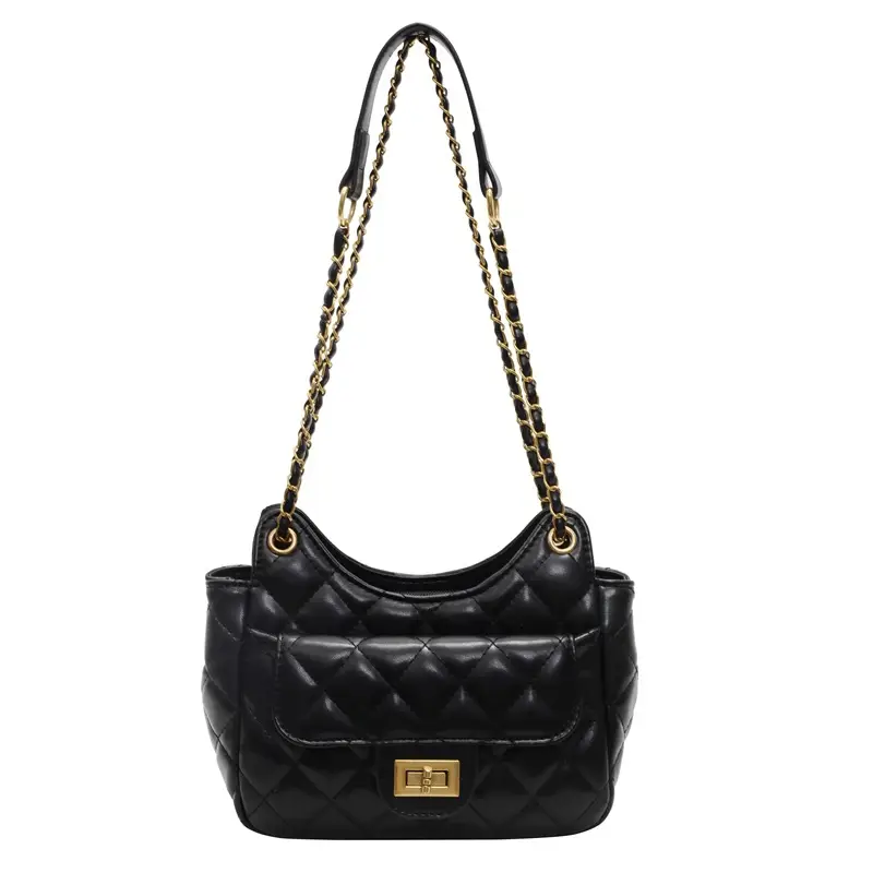 Pink Rhombus Chain Shoulder Bag for Women 2025 - Image 12