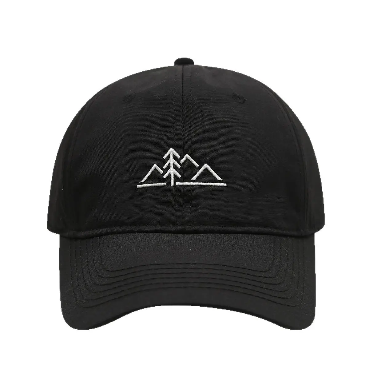 Men Hiking Mountain Embroidered Cap Black Blue - Image 8