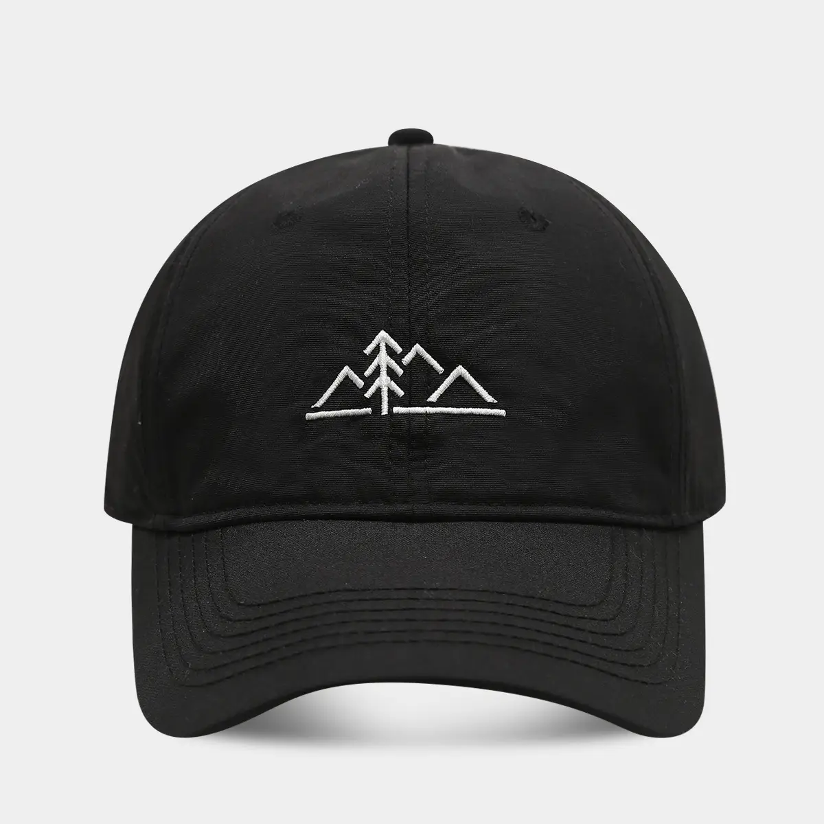 Men Hiking Mountain Embroidered Cap Black Blue — feature 8