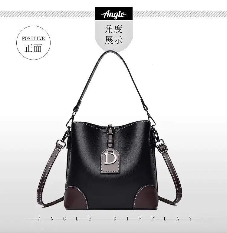 Women's Black D-Log Crossbody Bag 2025 New Arrival — feature 13
