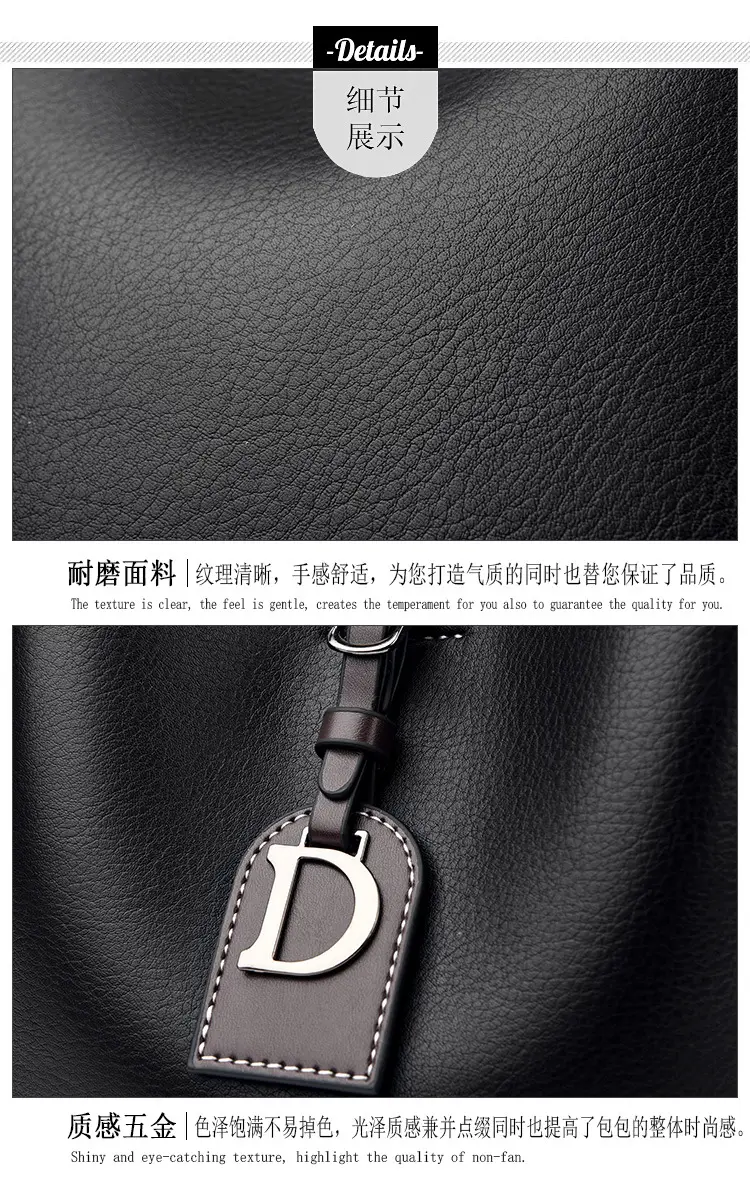 Women's Black D-Log Crossbody Bag 2025 New Arrival — feature 19