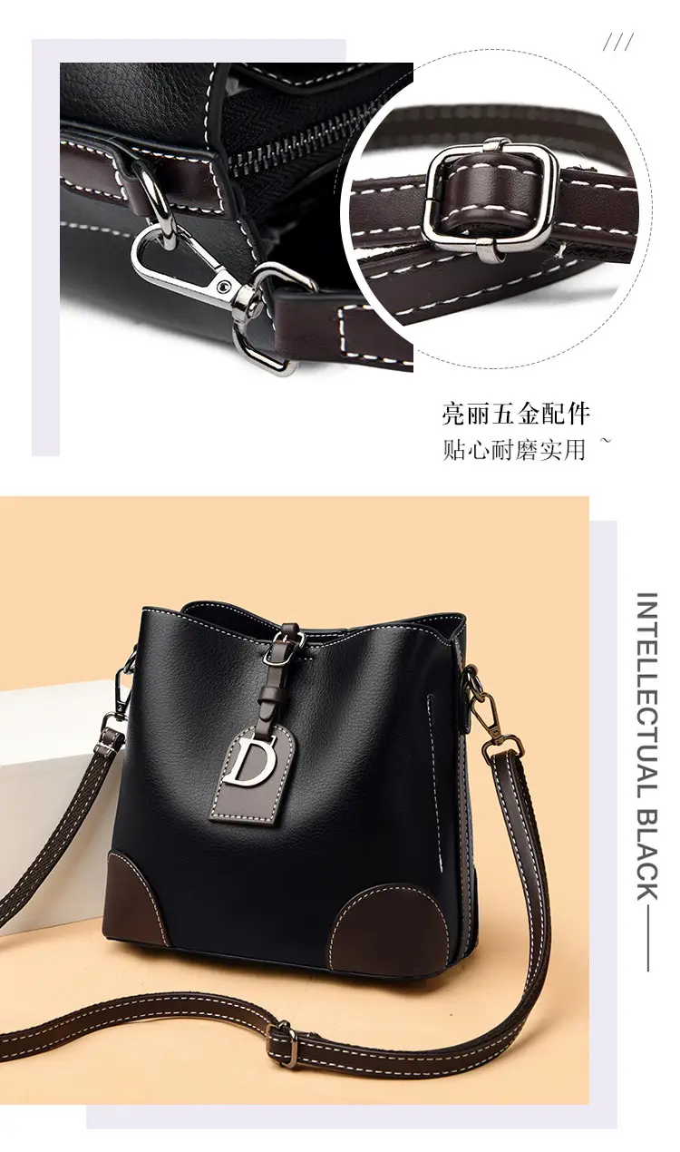 Women's Black D-Log Crossbody Bag 2025 New Arrival — feature 5