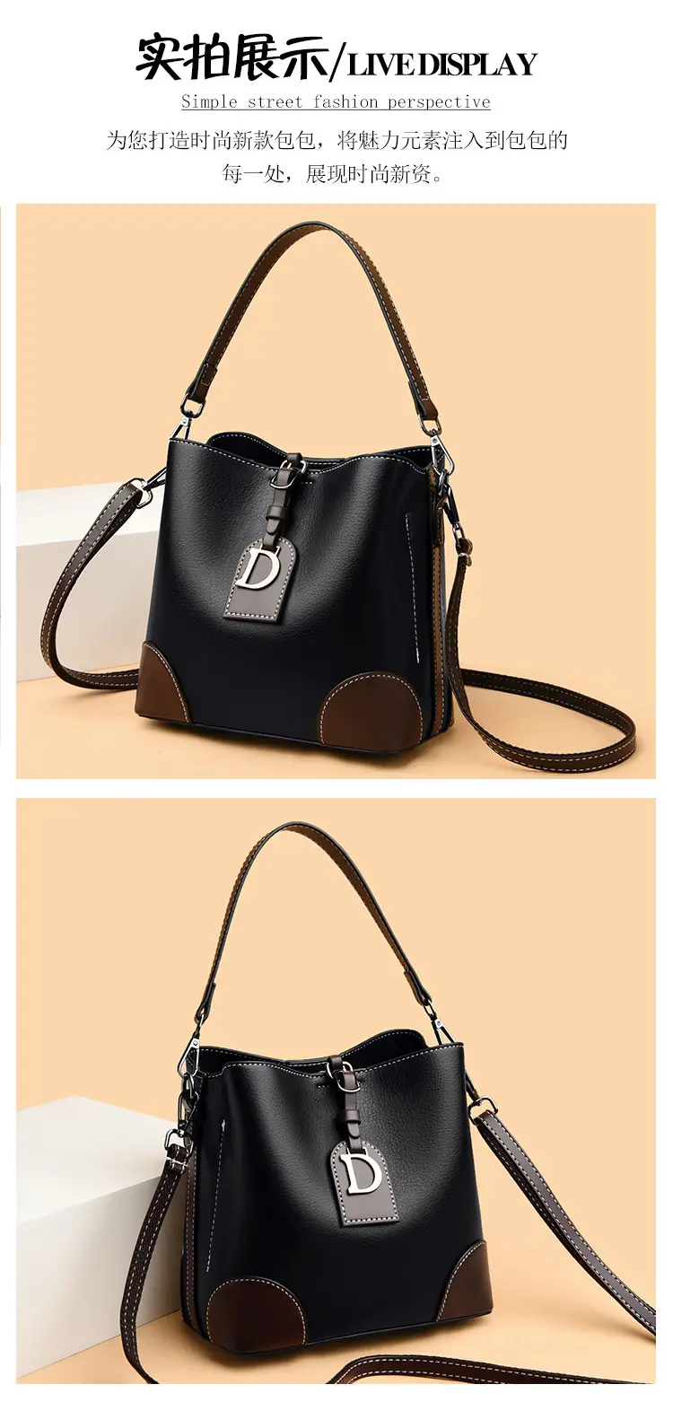 Women's Black D-Log Crossbody Bag 2025 New Arrival — feature 7