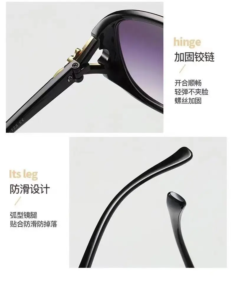 Women's Fox Head Big Frame Sunglasses Classic Trend — feature 9