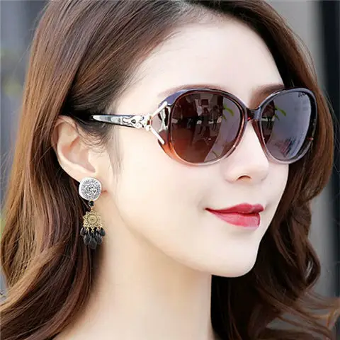 Women's Fox Head Big Frame Sunglasses Classic Trend - Image 3