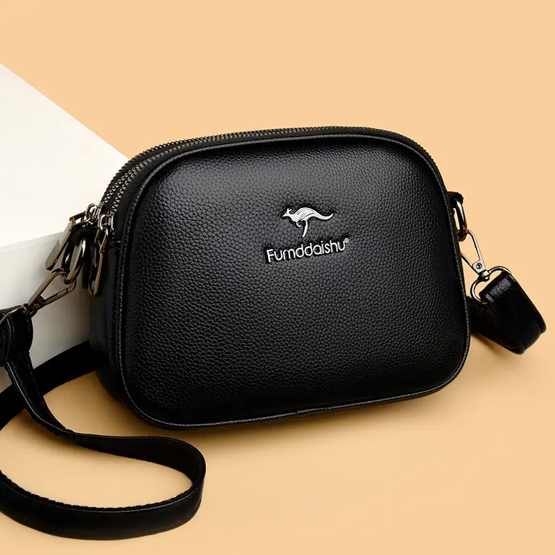 Black Round Shoulder Bag for Women 2025 Spring Summer - Image 6