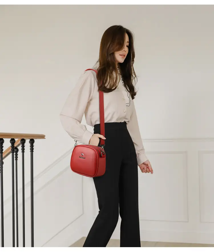 Black Round Shoulder Bag for Women 2025 Spring Summer — feature 15