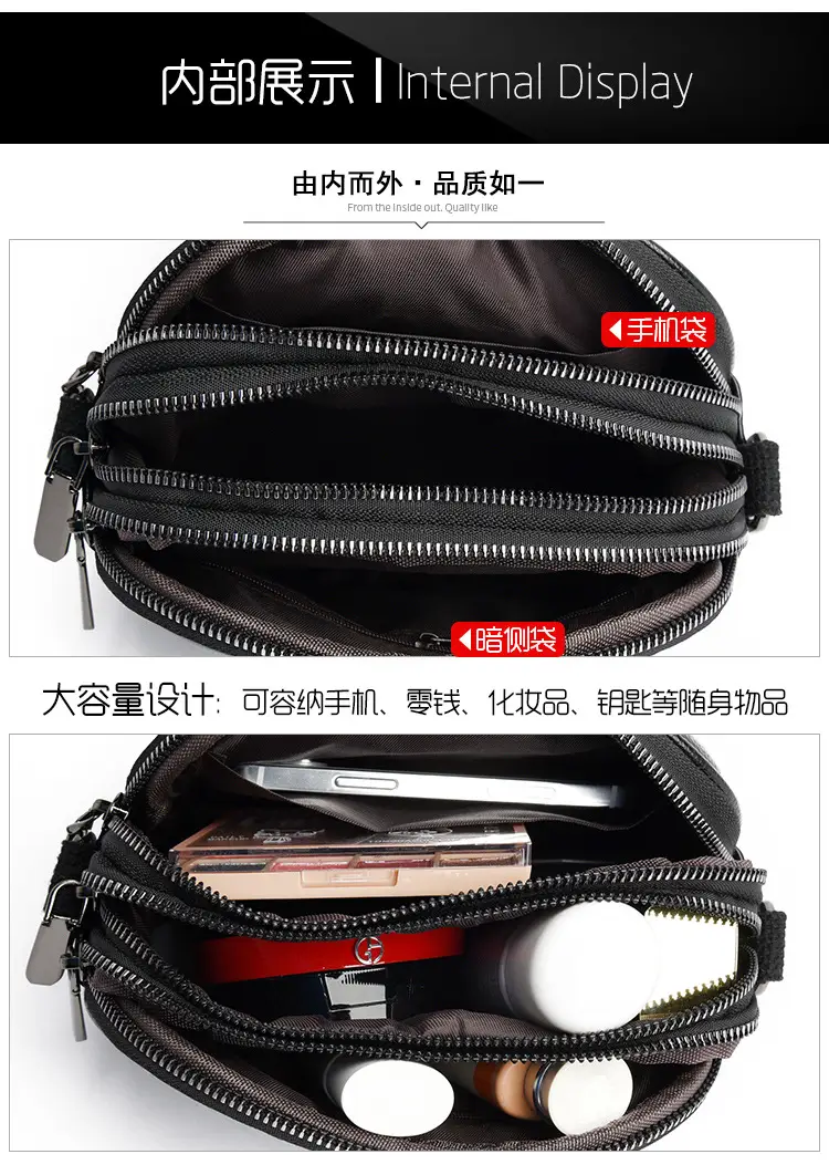 Black Round Shoulder Bag for Women 2025 Spring Summer — feature 21