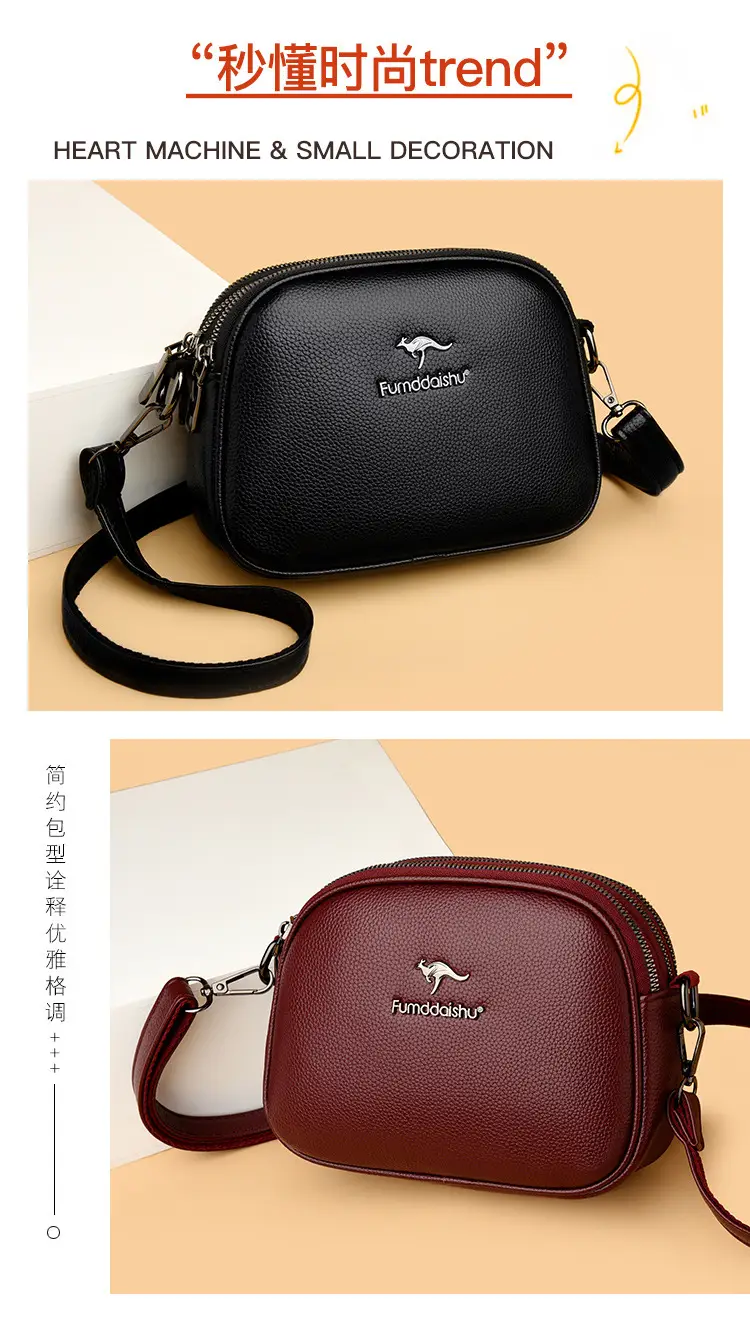 Black Round Shoulder Bag for Women 2025 Spring Summer — feature 8