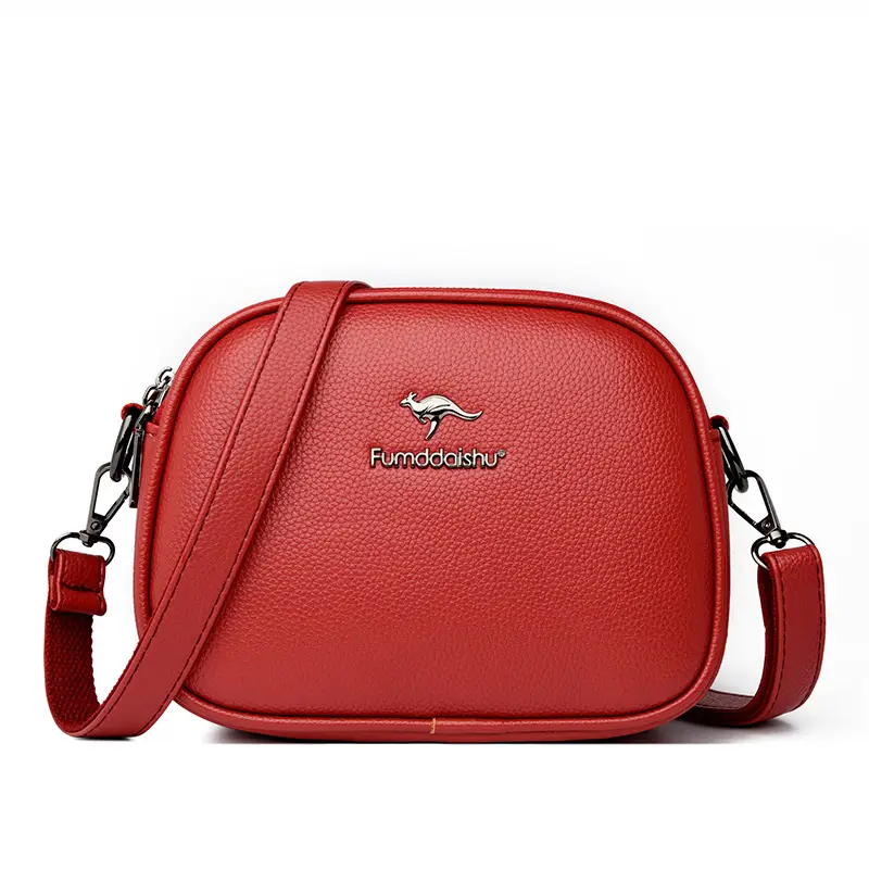 Black Round Shoulder Bag for Women 2025 Spring Summer - Image 2
