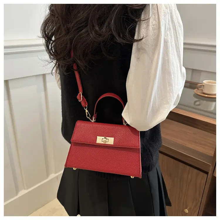 Red Korean Style Crossbody Bag for Women — feature 15