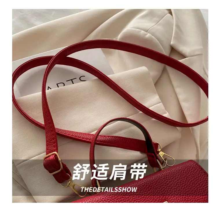 Red Korean Style Crossbody Bag for Women — feature 7