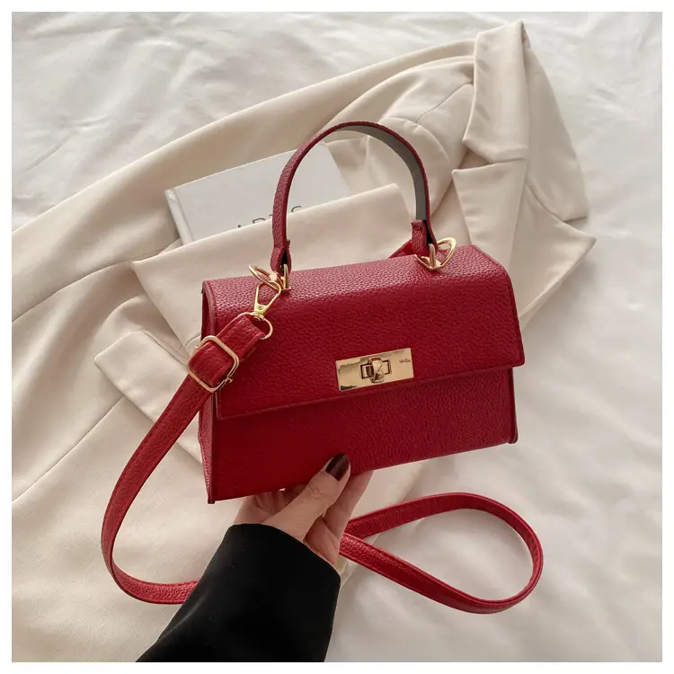 Red Korean Style Crossbody Bag for Women - Image 3
