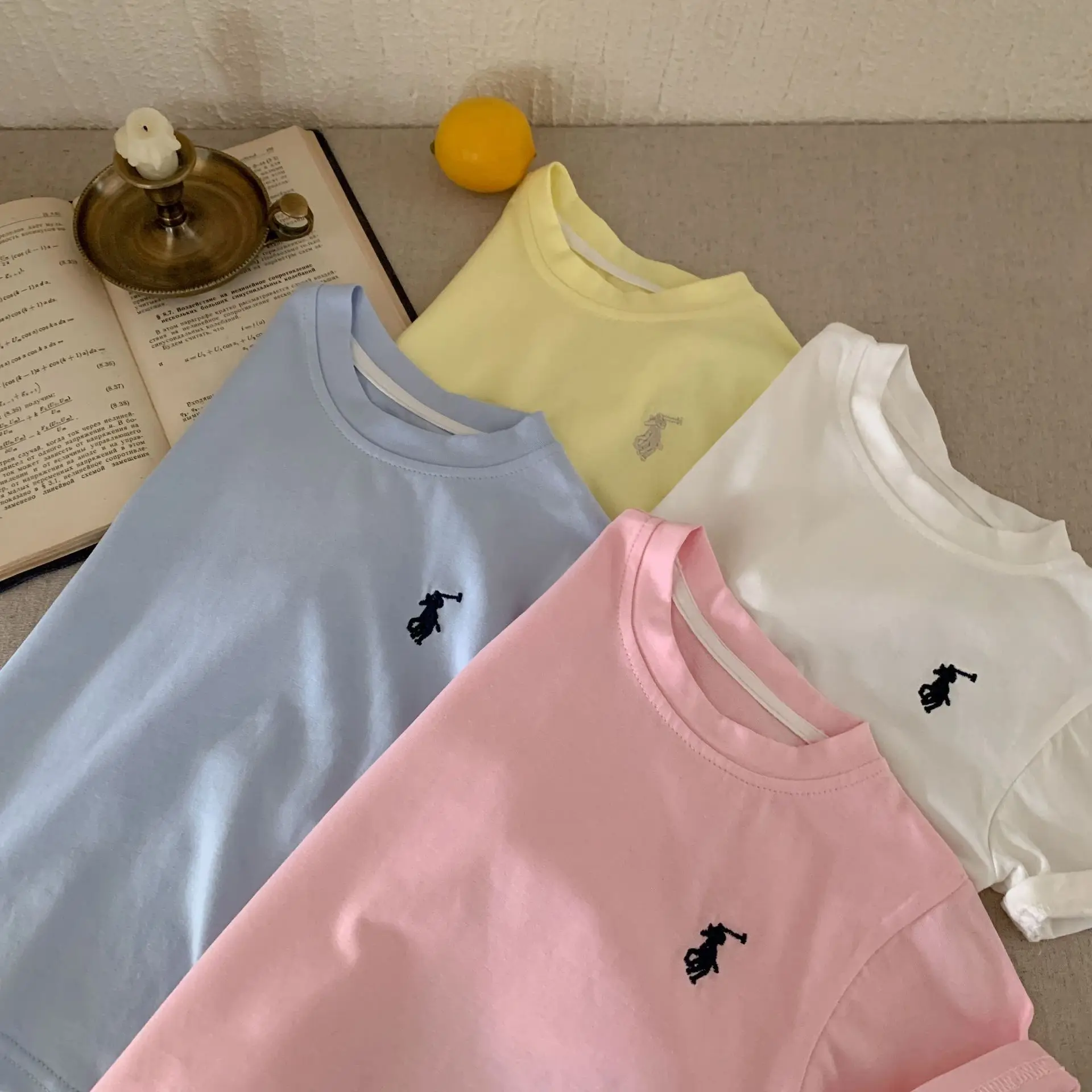 Children's T-Straps 2025 Summer Cotton Embroidered 4 Colors — feature 10
