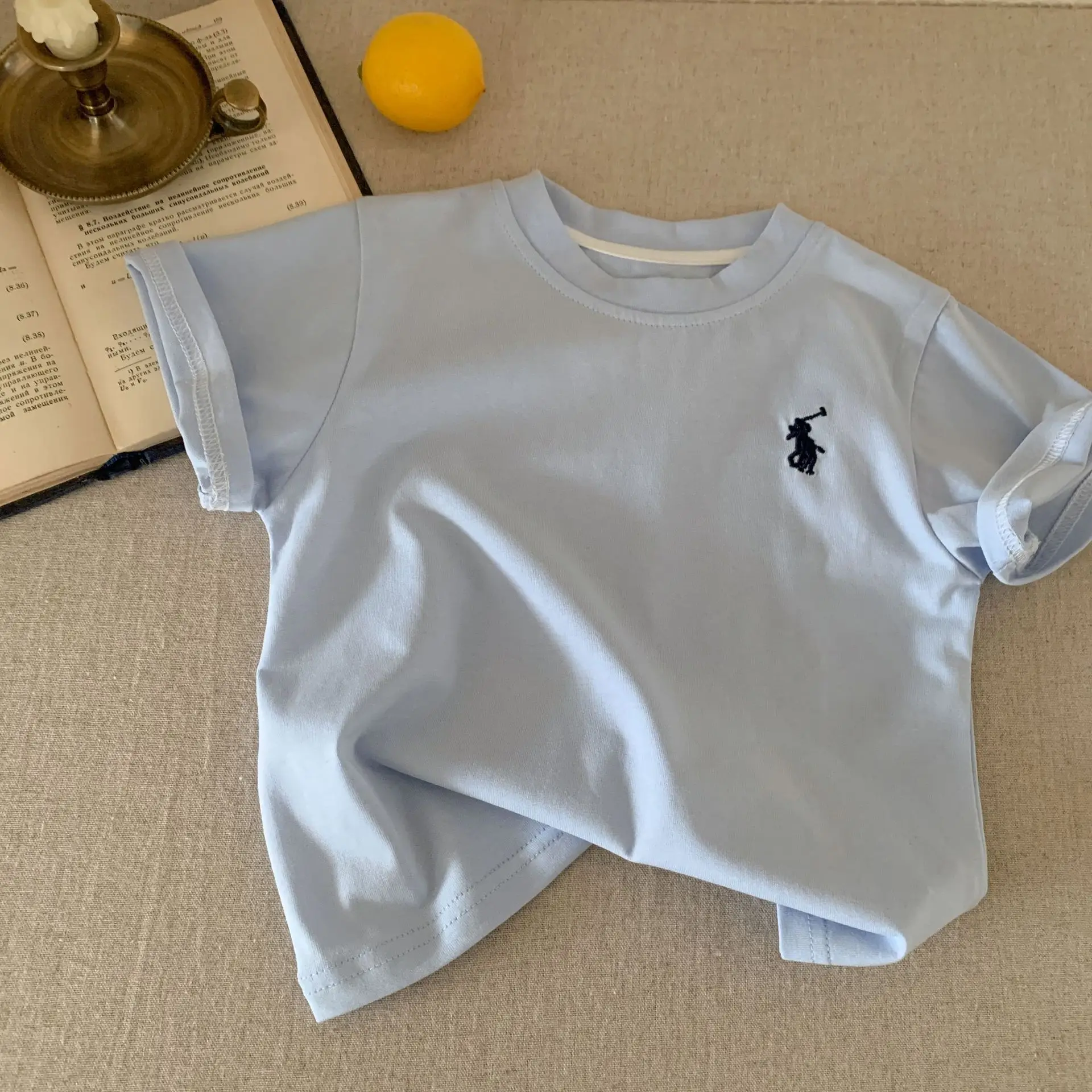 Children's T-Straps 2025 Summer Cotton Embroidered 4 Colors — feature 17