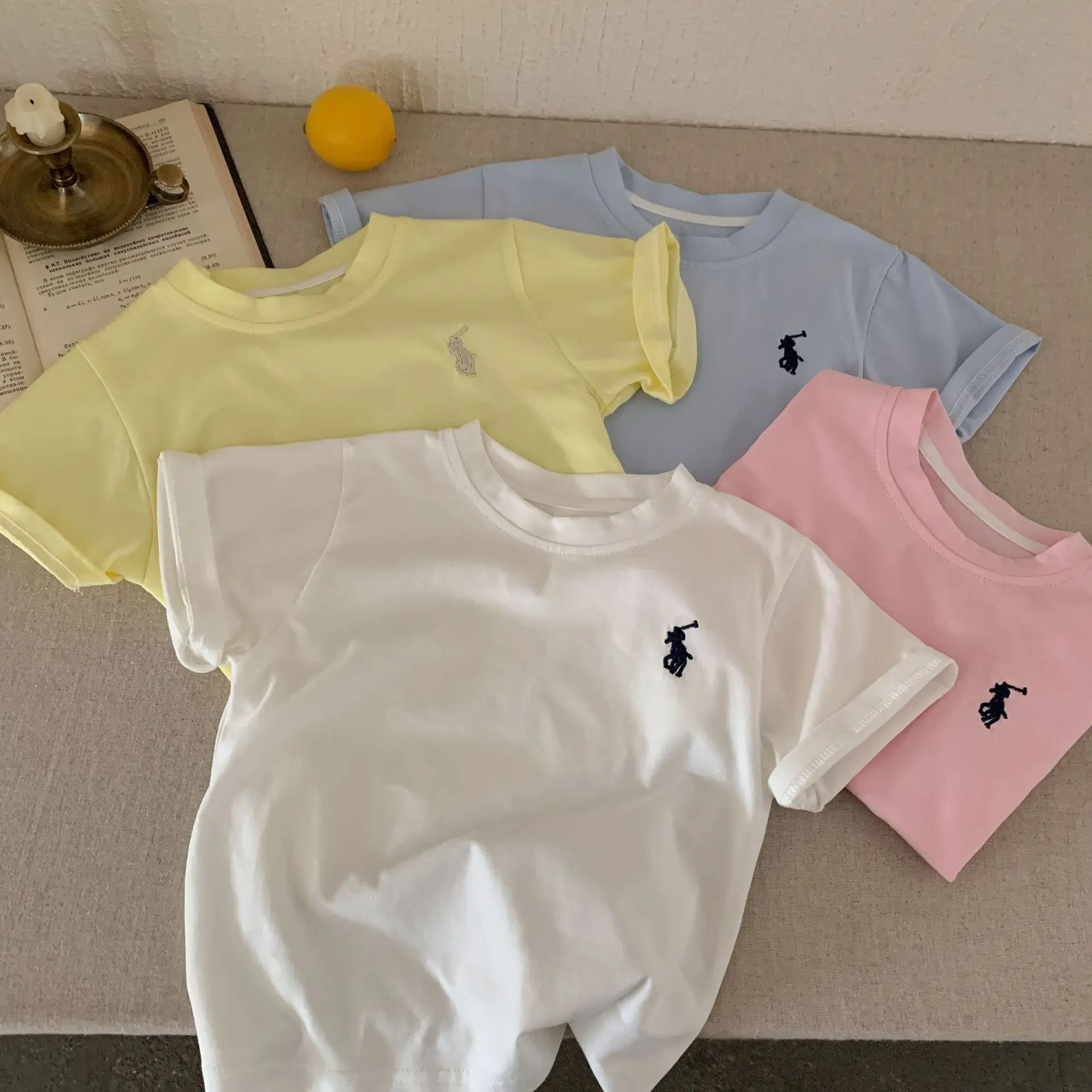 Children's T-Straps 2025 Summer Cotton Embroidered 4 Colors — feature 7