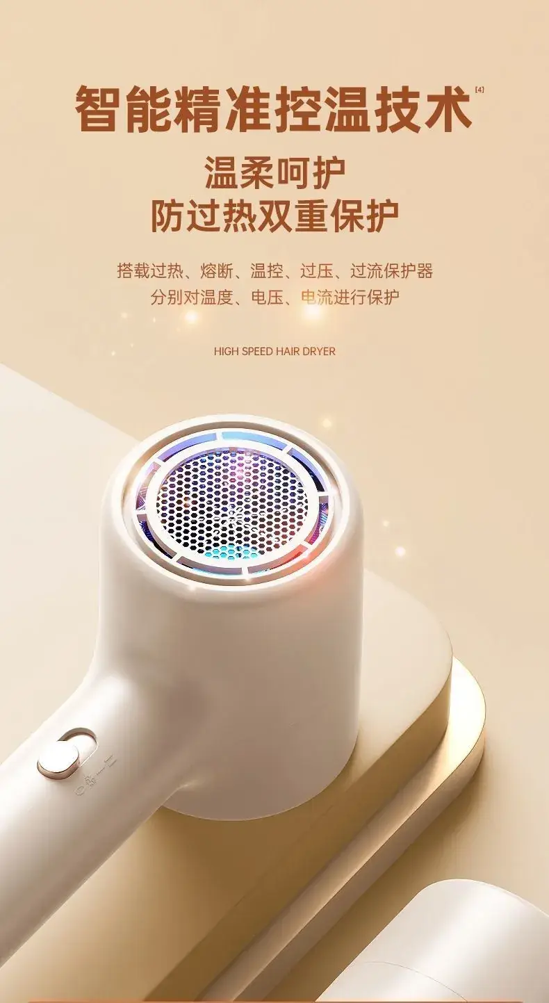 Hair Dryer 1600W 360 Wind Purple — feature 22