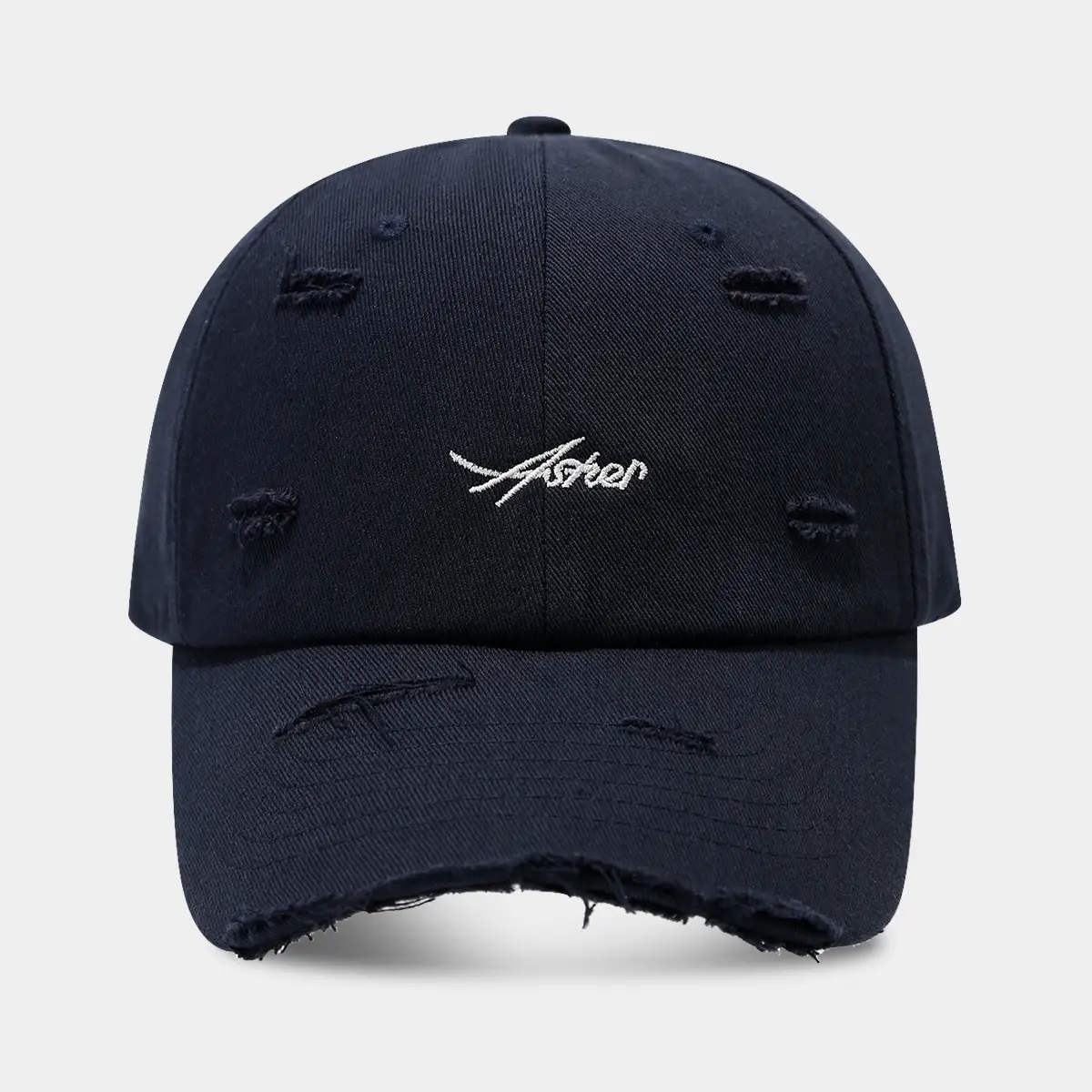 American Retro Baseball Cap for Men Women Tan Hole Cap - Image 6