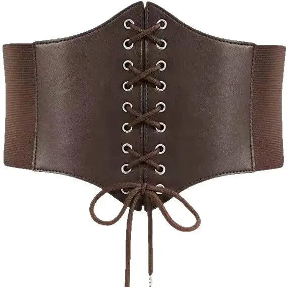 Retro Ultra-Wide High Waist Belt for Women - Image 8