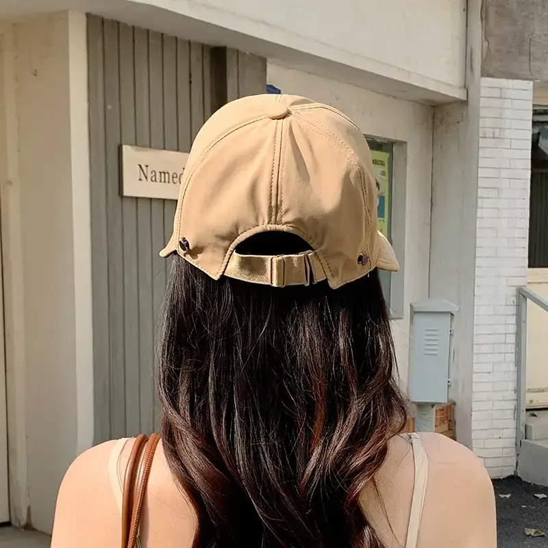Women's White Plaid Sun Hat with Wide Brim