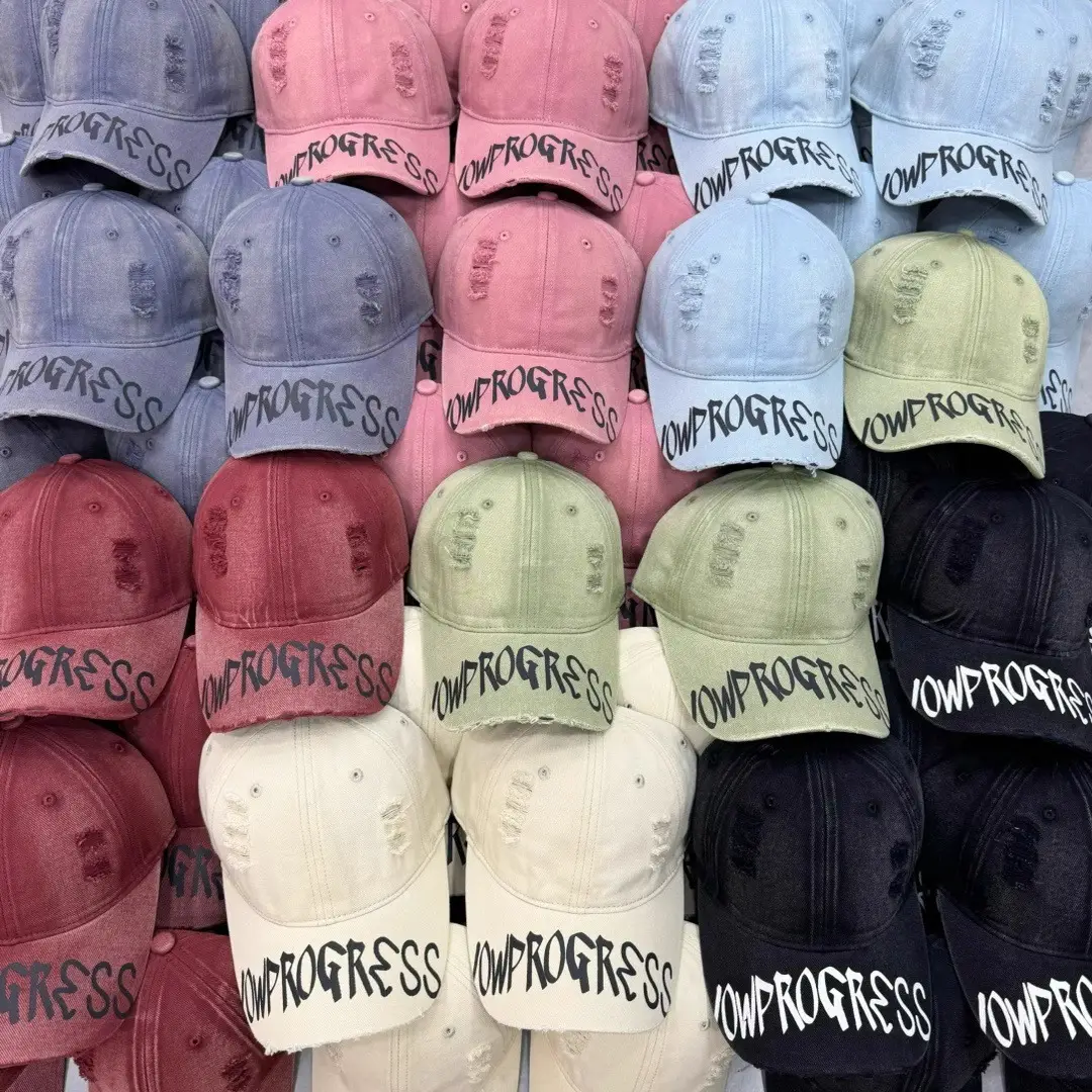 Women Vintage Distressed Cap Sun Protection Duckbill Cap — feature 11