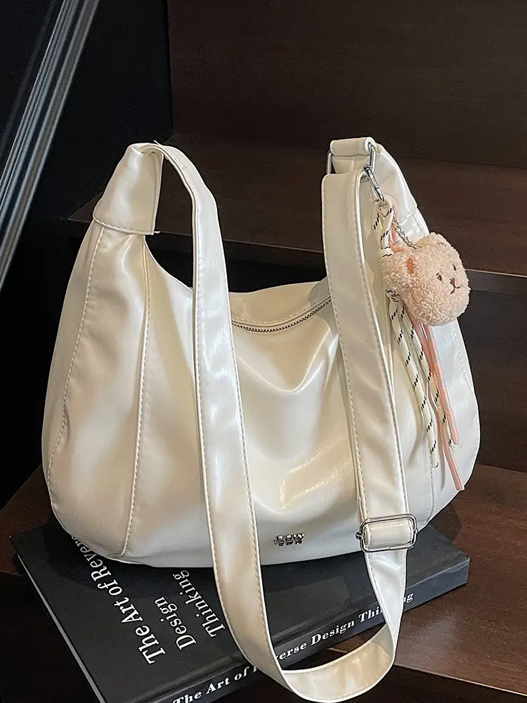 2025 Korean Style Cream Tote Bag for Women - Image 5