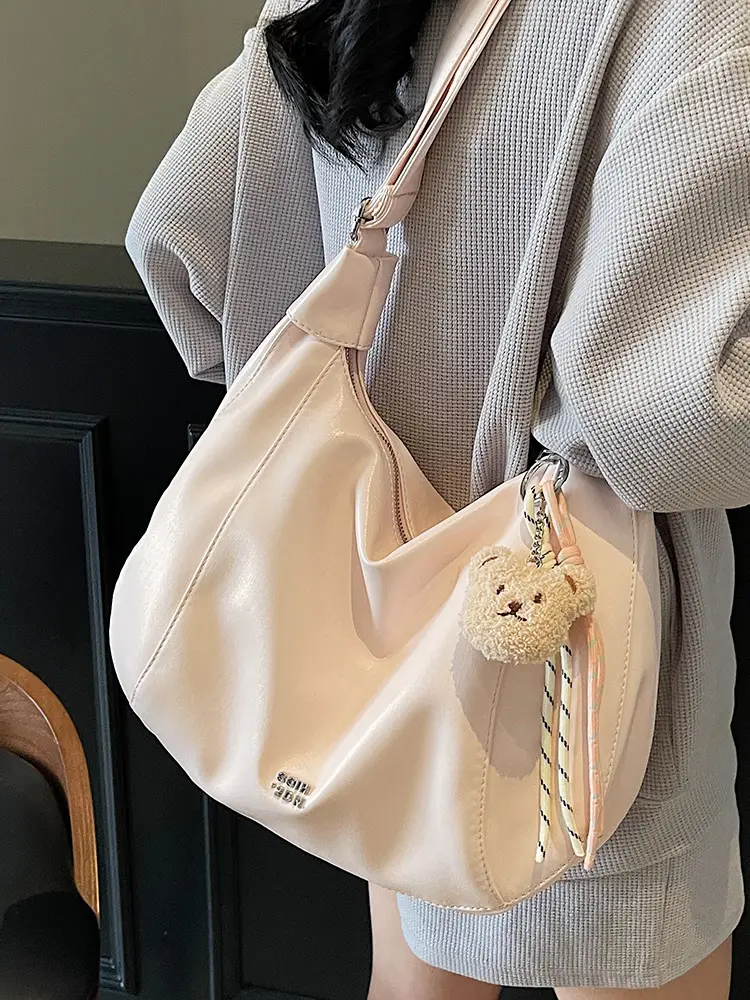 2025 Korean Style Cream Tote Bag for Women - Image 8