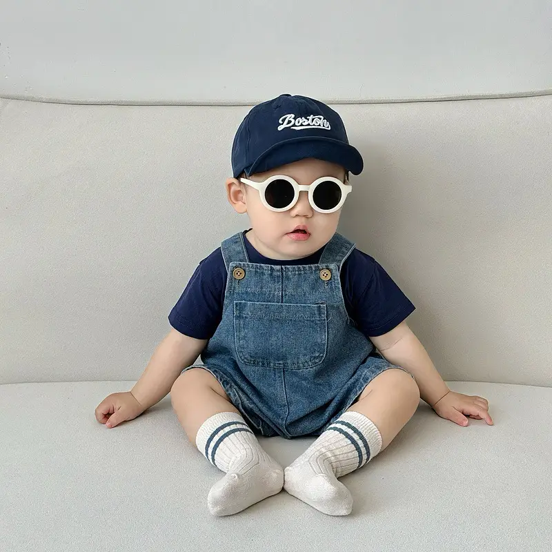 Boys Summer Suit 2025 New Short Sleeve Western Outfit - Image 4