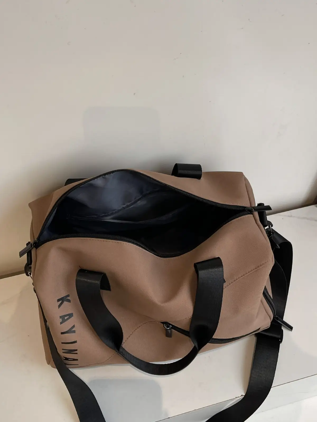 Large Capacity Fitness Sports Shoulder Bag Grey