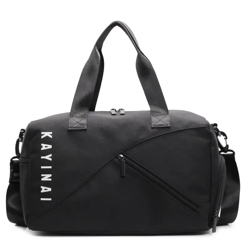 Large Capacity Fitness Sports Shoulder Bag Grey