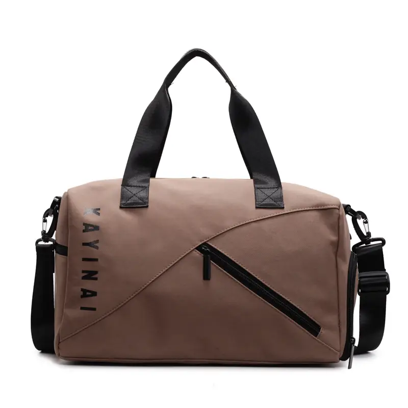 Large Capacity Fitness Sports Shoulder Bag Grey