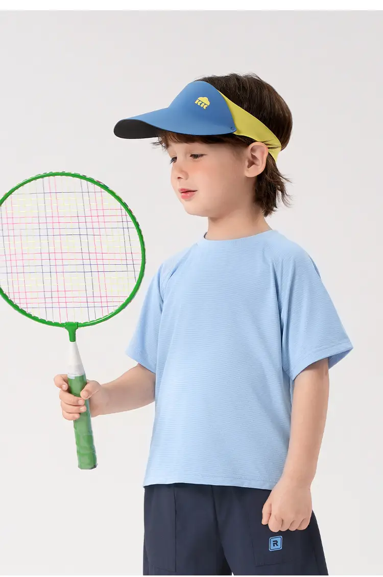 Boys' Light Blue Quick-Drying T-Shirt Summer Wear — feature 19