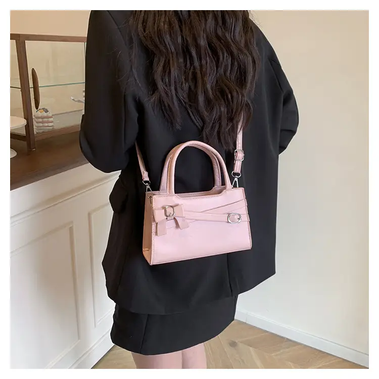 Light Blue Bow Shoulder Bag for Women 2025 Spring Summer — feature 16