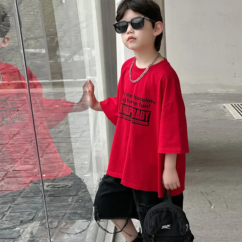 Boys Pure Cotton T-Shirt White 2025 Casual Kids Wear — feature 21