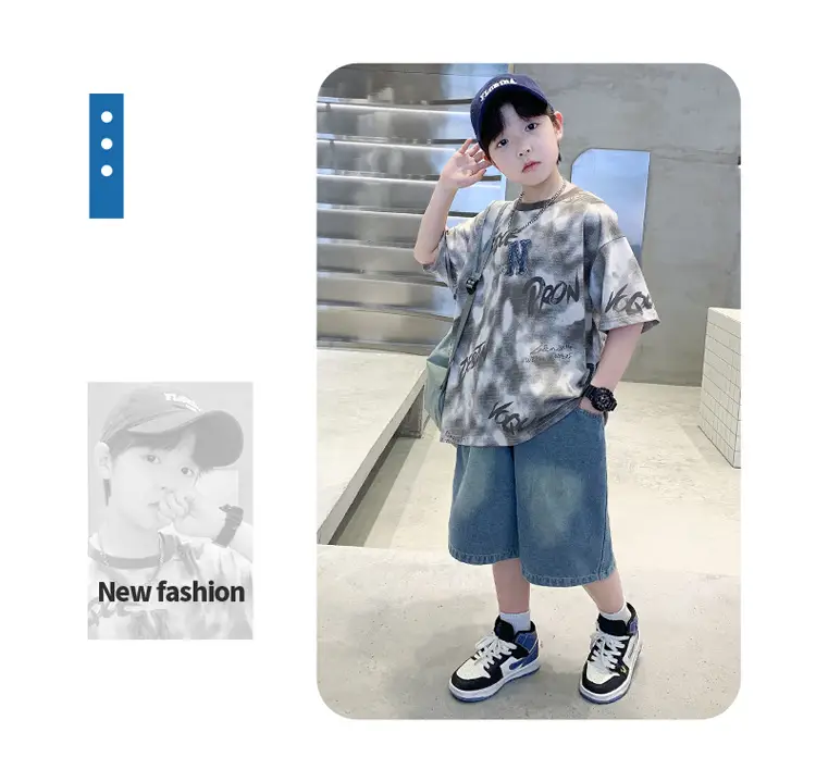 Boys T-Shirt Grey Iron Print Summer 2026 — feature 10